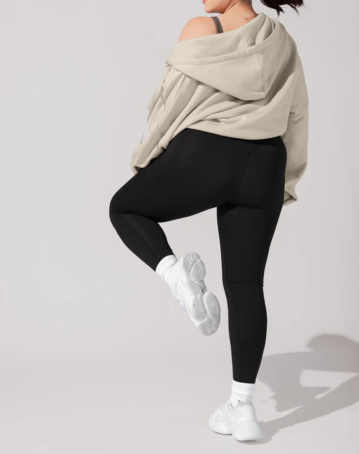 Oversized Full Zip Extra Large Hood Dramatic Sleeve Hoodie