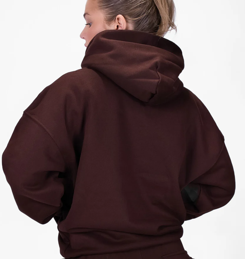 Oversized Heavyweight Cotton Brushed Lining Pullover Hoodie