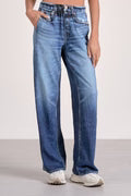 Women’s Elastic Waist Relaxed Full Length Sweatpant Jean