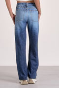 Women’s Elastic Waist Relaxed Full Length Sweatpant Jean