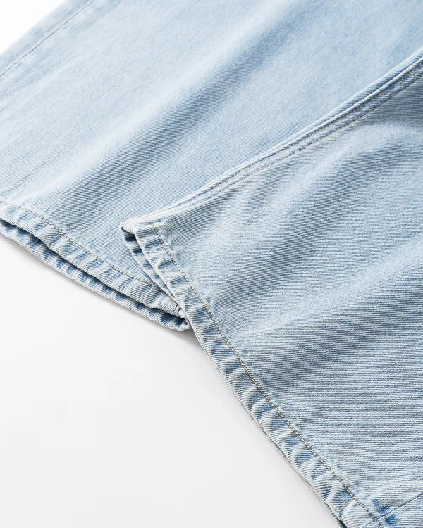Light Wash High Waist Loose Wide Leg Denim Jeans